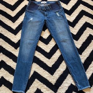 DL 1961 Emma maternity power legging jeans strobe